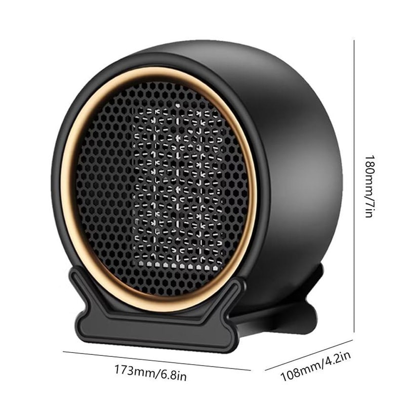 1800W Portable Electric Heater Desktop Space Heater Fast Heating Ceramic Heater With Safety Shutoff 1