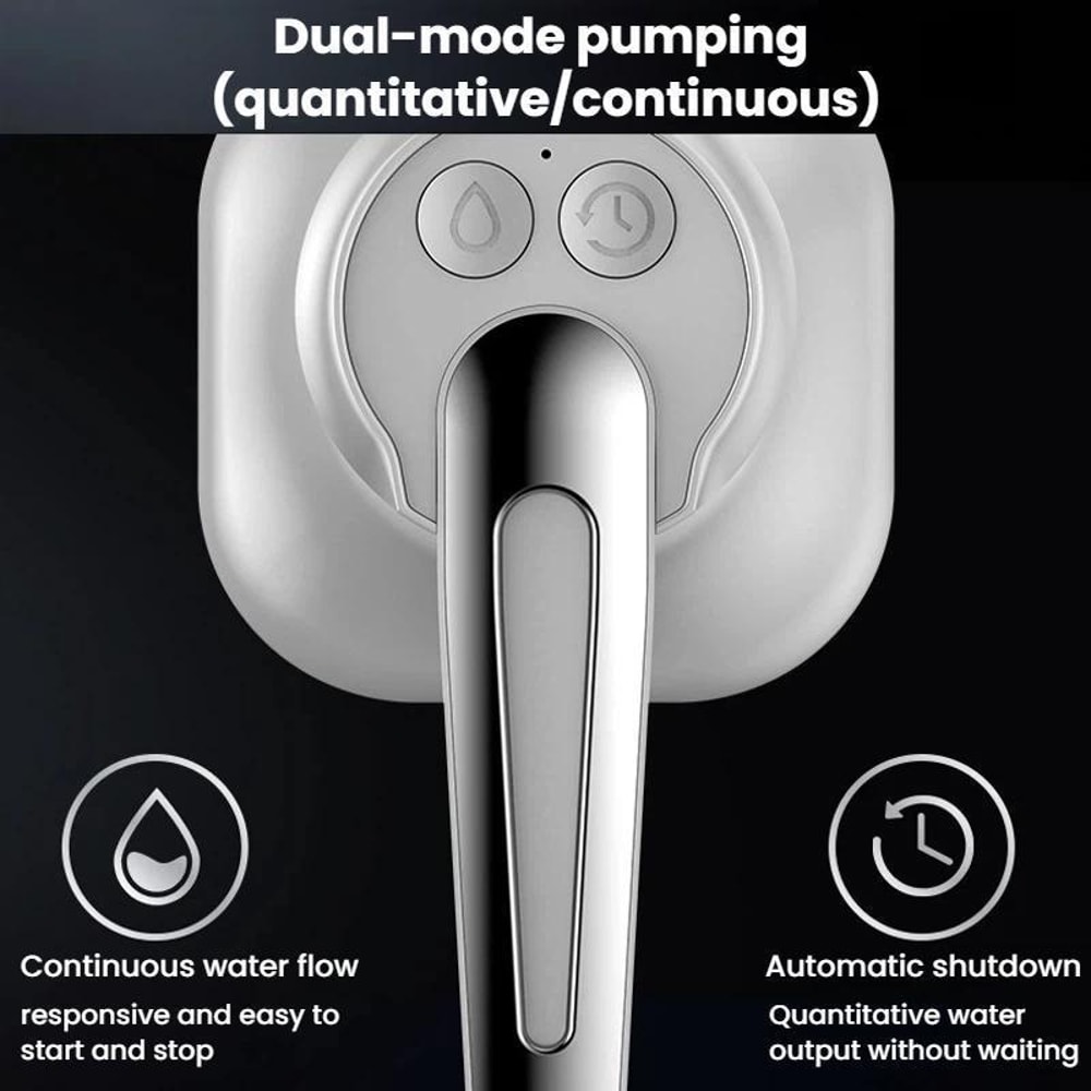 Electric Foldable USB Water Pump for Bottled Water, Rechargeable Portable Water Dispenser Pump