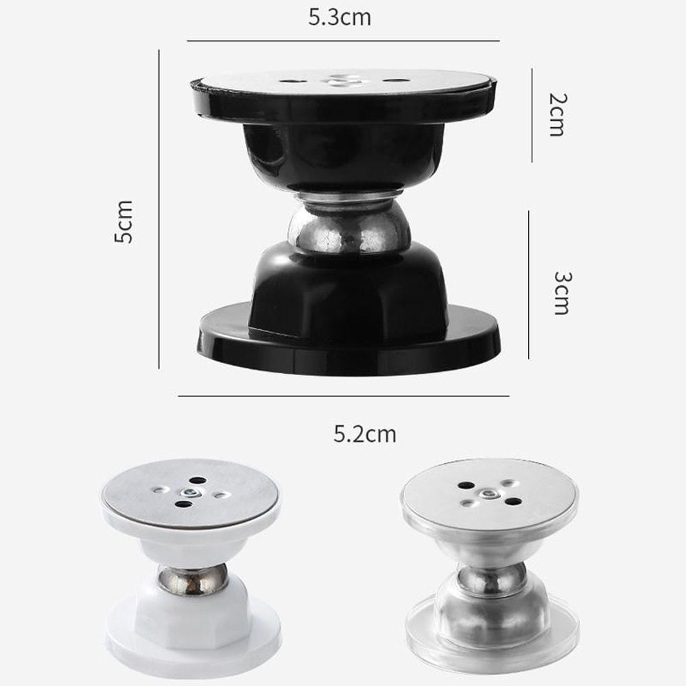 Magnetic No Punch Silicone Door Stopper, Adhesive Anti-Collision Door Stopper for Home Protection