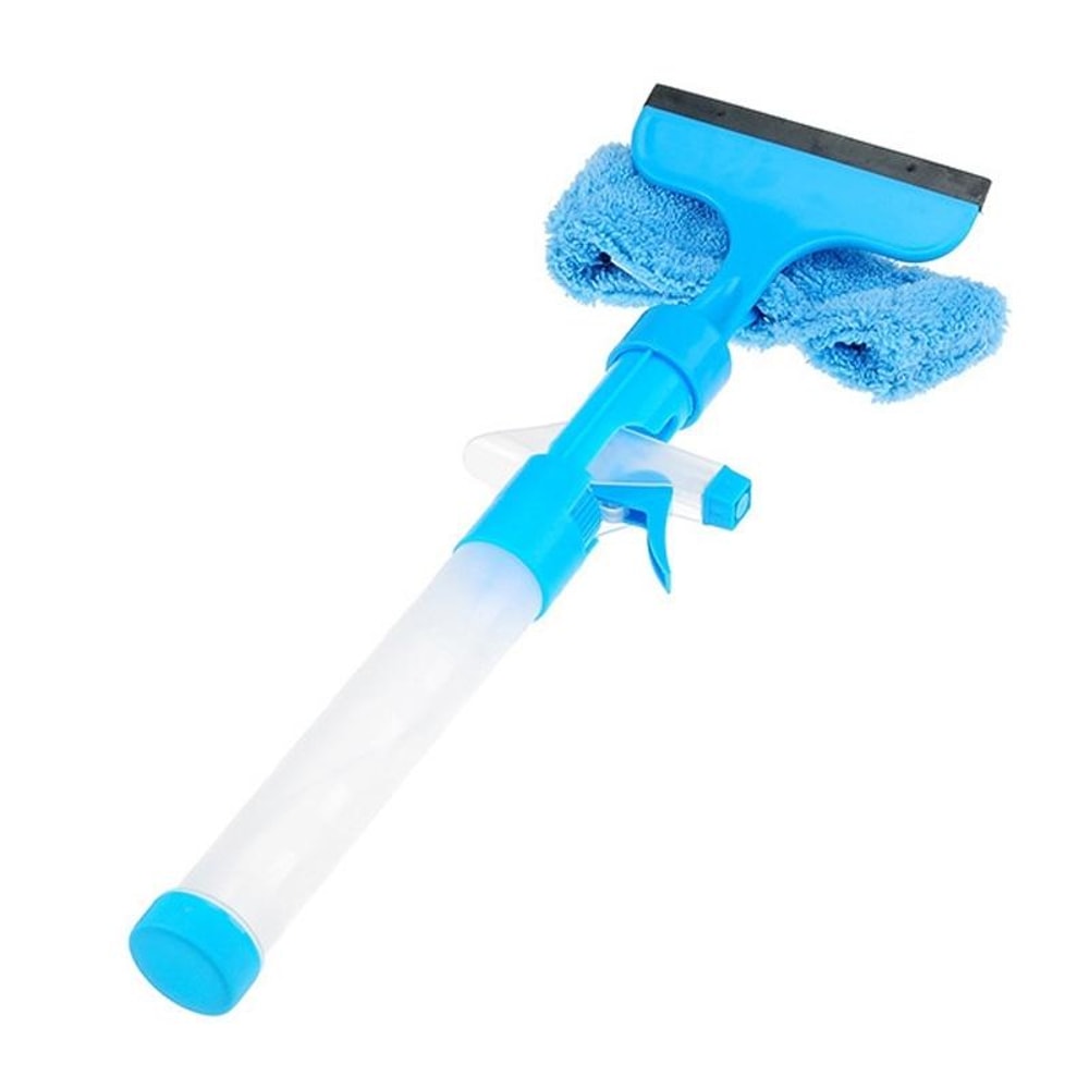 2in1 Spray Window Cleaning Tool With Double Sided Scraper Brush 2