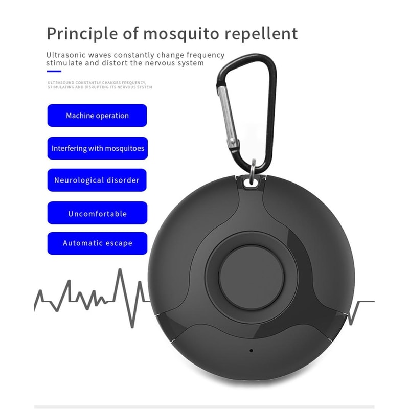 Ultrasonic Mosquito Repellent USB Electronic Pest Repeller Smart Indoor Outdoor Device