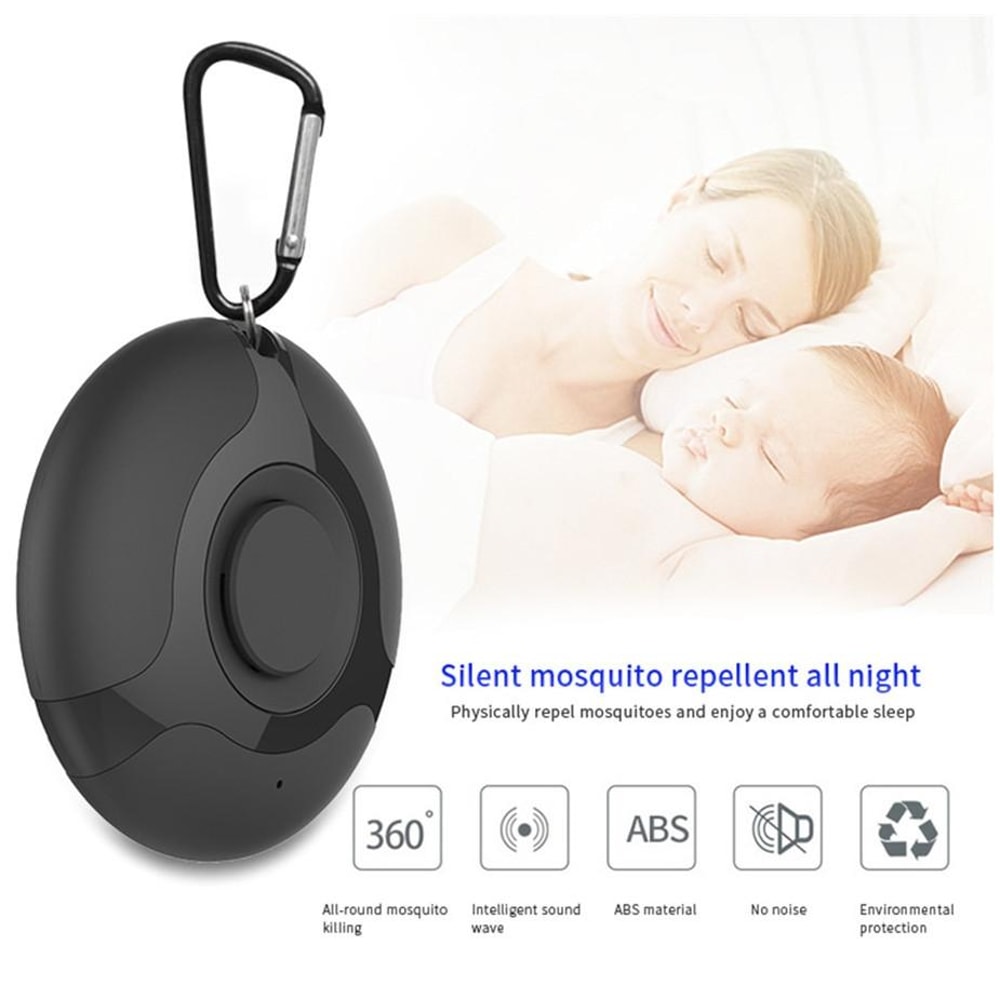 Ultrasonic Mosquito Repellent USB Electronic Pest Repeller Smart Indoor Outdoor Device