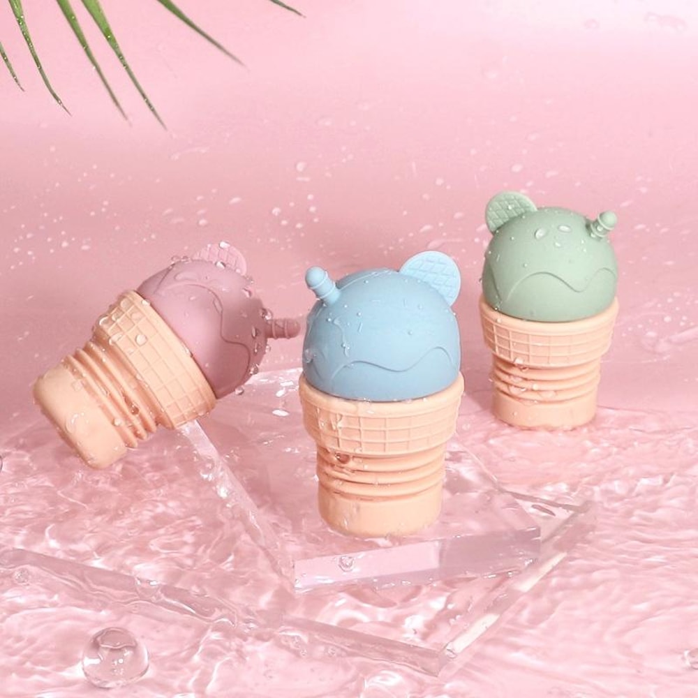 Silicone Baby Bath Toys Interactive Water Spray Toy for Toddlers Fun Bathroom Play