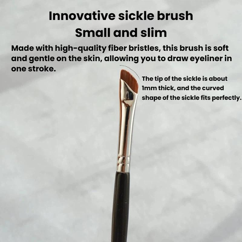Ultra Fine Angled Eyeliner Brush Set For Precision Detail And Aegyo Sal Makeup 2