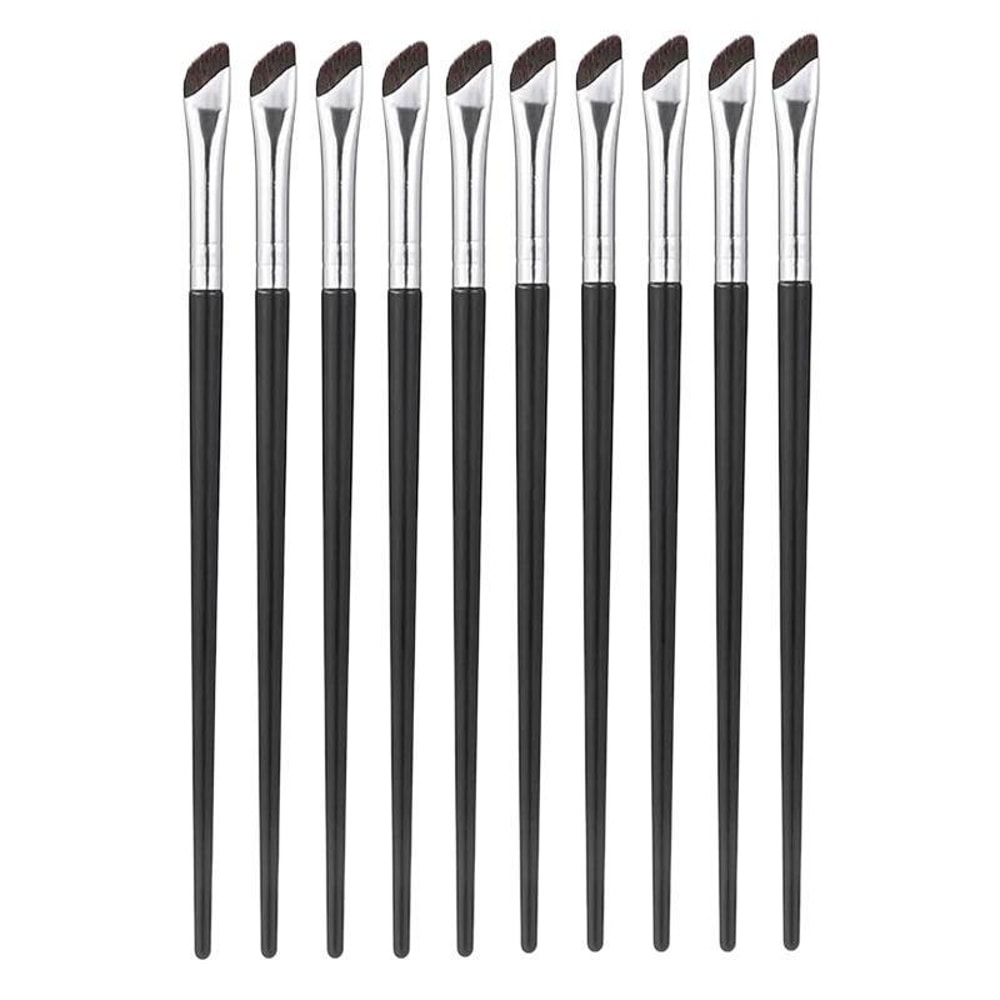Ultra Fine Angled Eyeliner Brush Set For Precision Detail And Aegyo Sal Makeup 9
