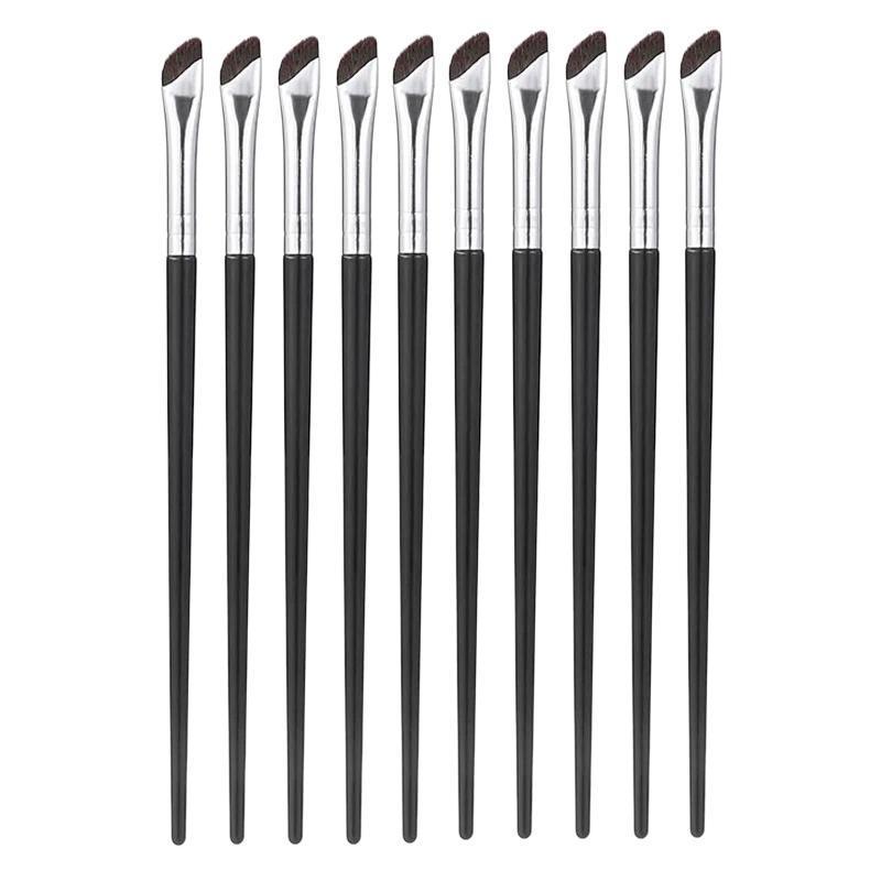 Ultra Fine Angled Eyeliner Brush Set For Precision Detail And Aegyo Sal Makeup 9