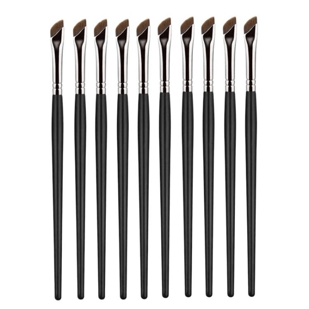 Ultra Fine Angled Eyeliner Brush Set For Precision Detail And Aegyo Sal Makeup 5