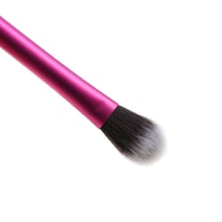pink precision eye shadow brush soft synthetic makeup brush for highlight & blending