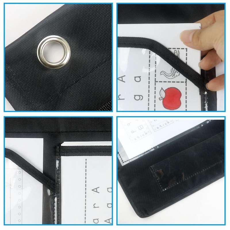 Classroom Wall Pocket Organizer With Labels Pocket Hanging Paper Organizer 1