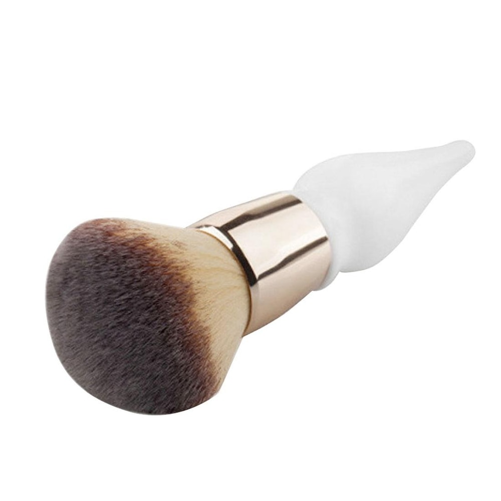 Large Round Head Foundation Brush For Flawless Coverage Soft Dense Makeup Powder Brush 4