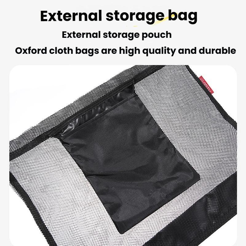 Large Capacity Mesh Beach Bag Foldable Camping Storage Tote 4