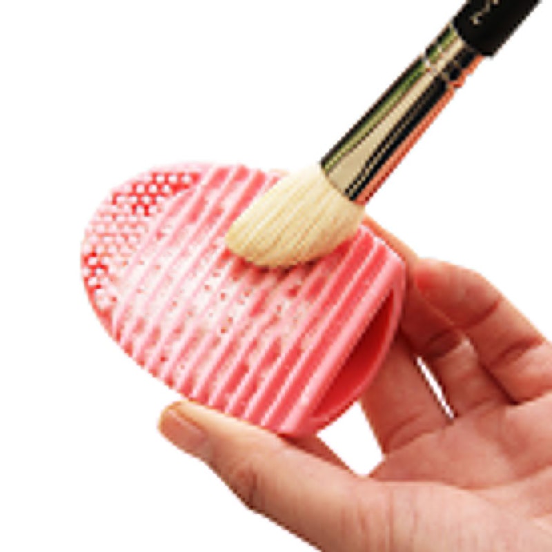 Silicone Makeup Brush Cleaner Pad Compact Cosmetic Brush Washing Tool 0