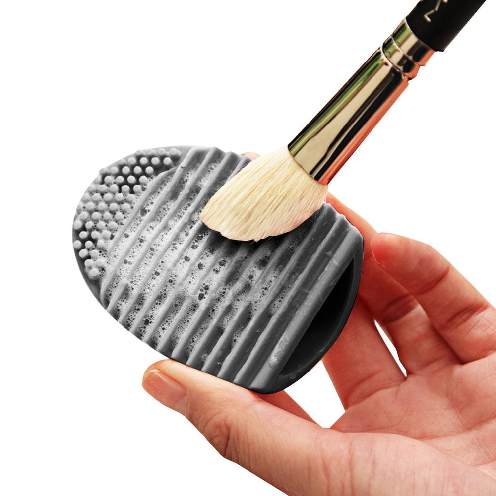 Silicone Makeup Brush Cleaner Pad Compact Cosmetic Brush Washing Tool 3