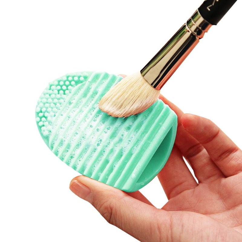 Silicone Makeup Brush Cleaner Pad Compact Cosmetic Brush Washing Tool 5