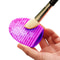 Silicone Makeup Brush Cleaner Pad Compact Cosmetic Brush Washing Tool