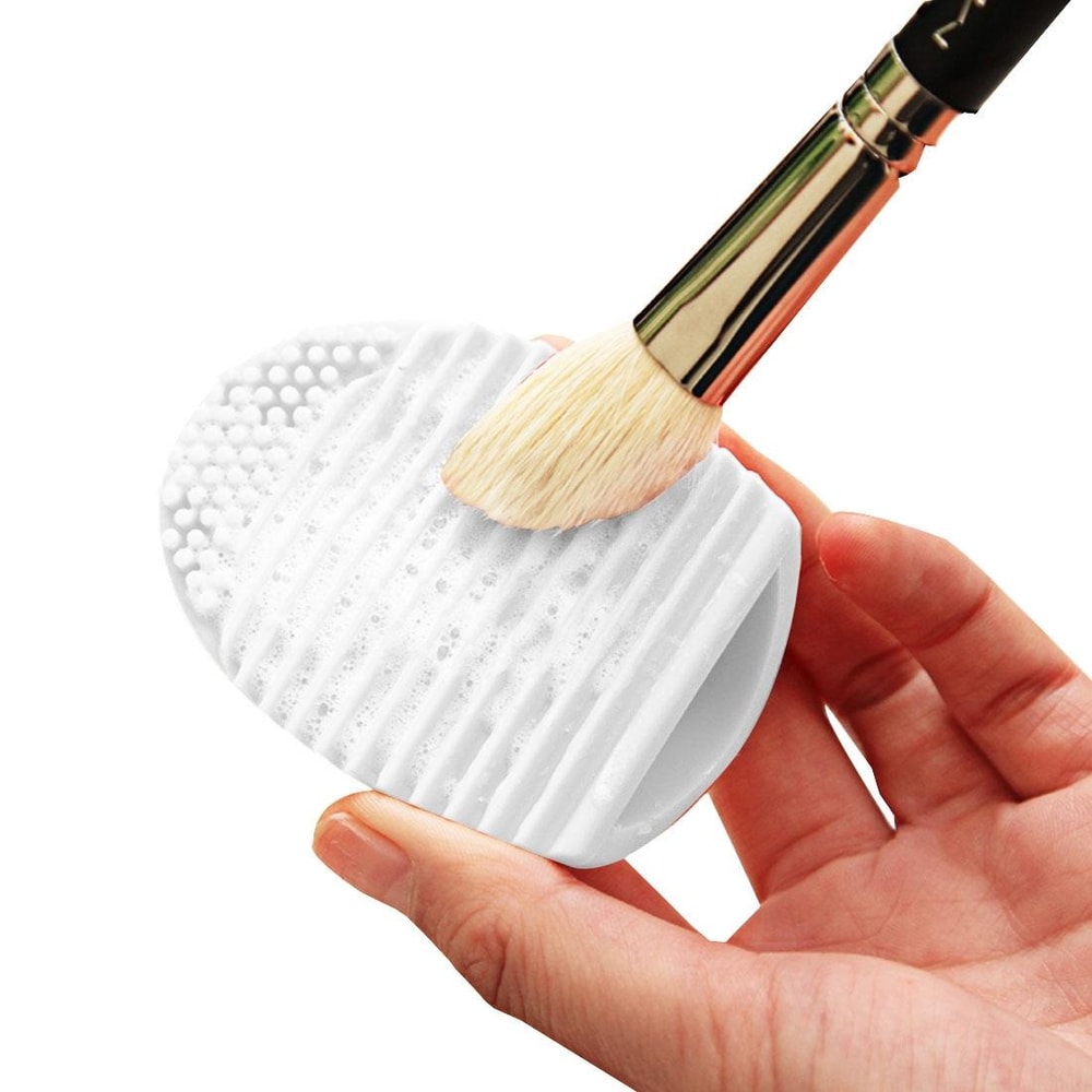 Silicone Makeup Brush Cleaner Pad Compact Cosmetic Brush Washing Tool