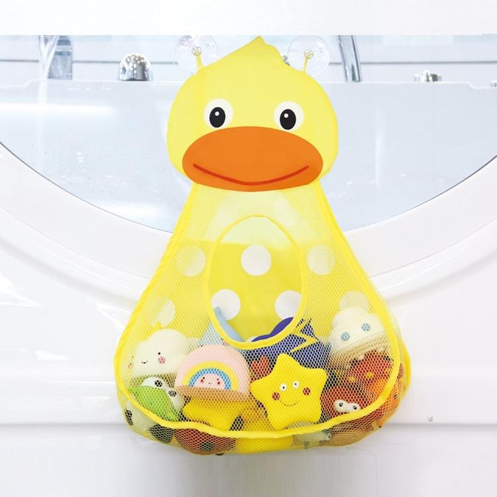 Bath Toy Organizer Mesh Bag With Suction Cups 6