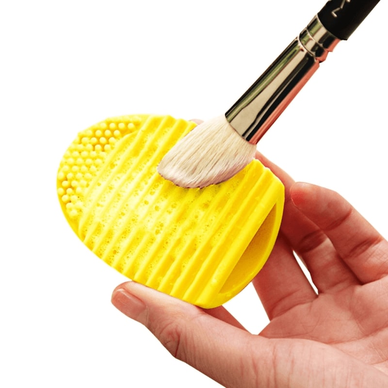 Silicone Makeup Brush Cleaner Pad Compact Cosmetic Brush Washing Tool 10