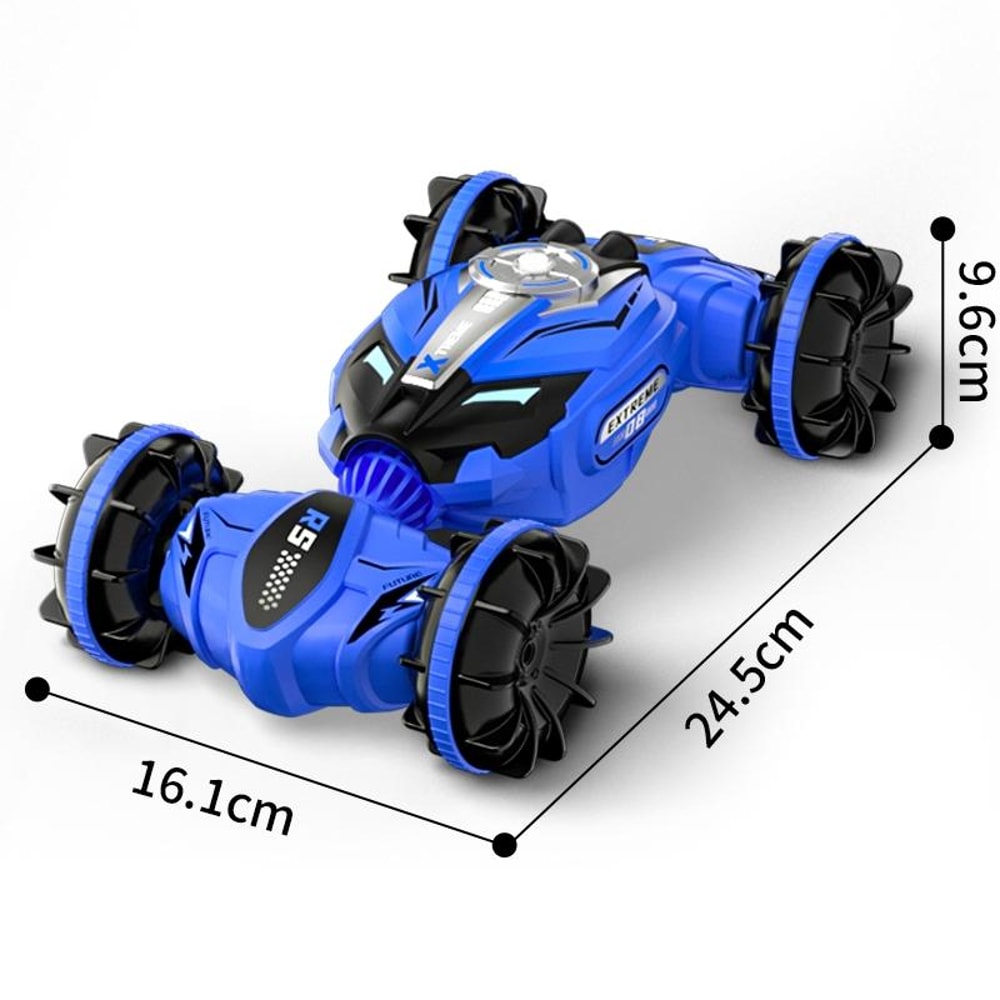 Amphibious RC Stunt Car Waterproof Double Sided Remote Control Car