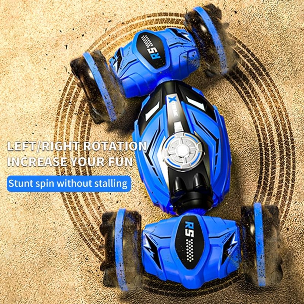 Amphibious RC Stunt Car Waterproof Double Sided Remote Control Car