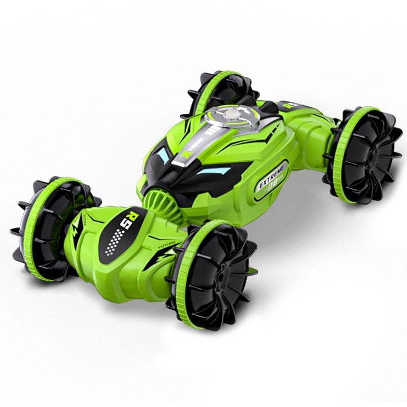 Amphibious RC Stunt Car Waterproof Double Sided Remote Control Car