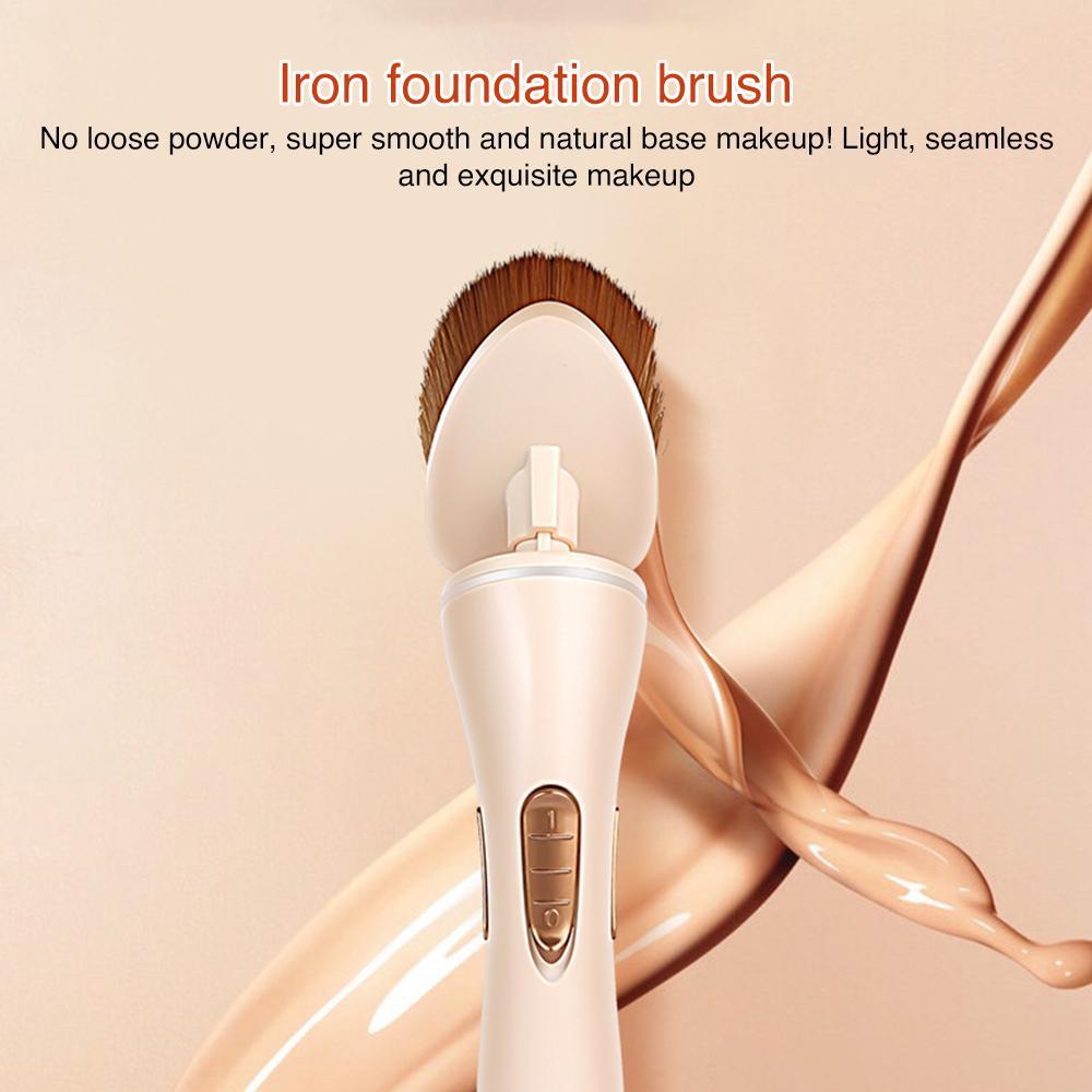 Electric Traceless Foundation Brush For Flawless Makeup Application 3
