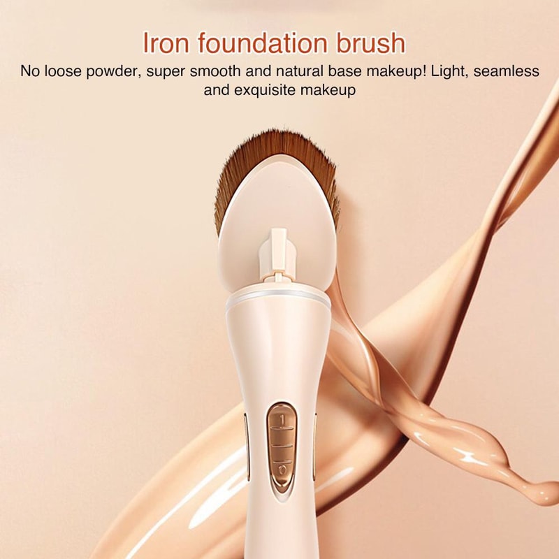 Electric Traceless Foundation Brush For Flawless Makeup Application 3