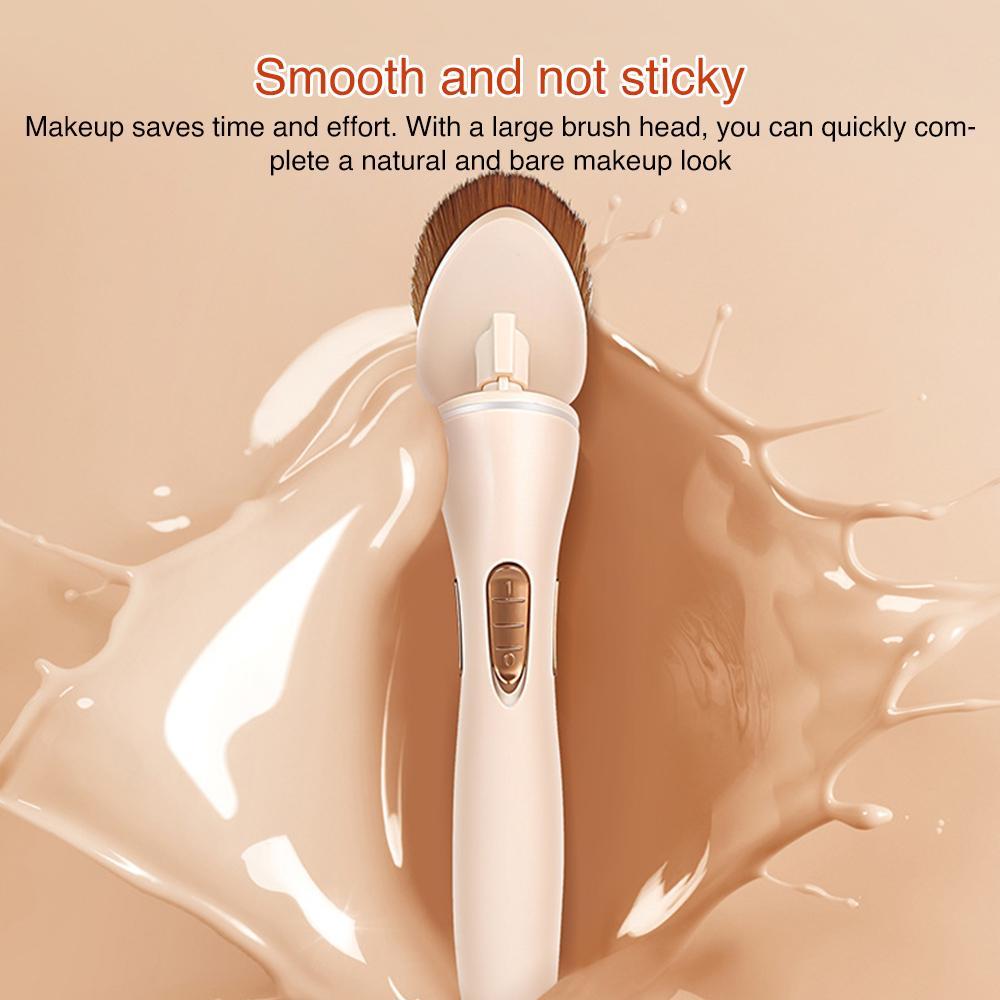 Electric Traceless Foundation Brush For Flawless Makeup Application 4