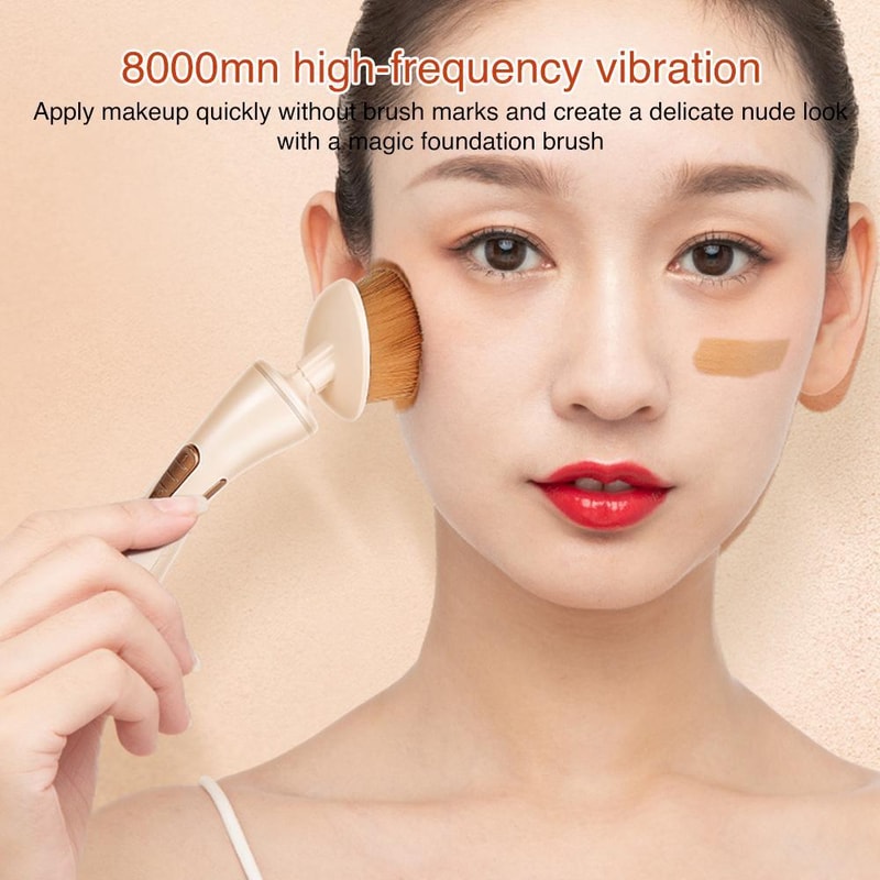 Electric Traceless Foundation Brush For Flawless Makeup Application 5