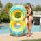 Thickened Double Inflatable Swim Ring For Parent Child Safety Swimming Ring With Handles 0