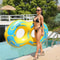 Thickened Double Inflatable Swim Ring For Parent Child Safety Swimming Ring With Handles 2