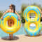 Thickened Double Inflatable Swim Ring For Parent Child Safety Swimming Ring With Handles 4