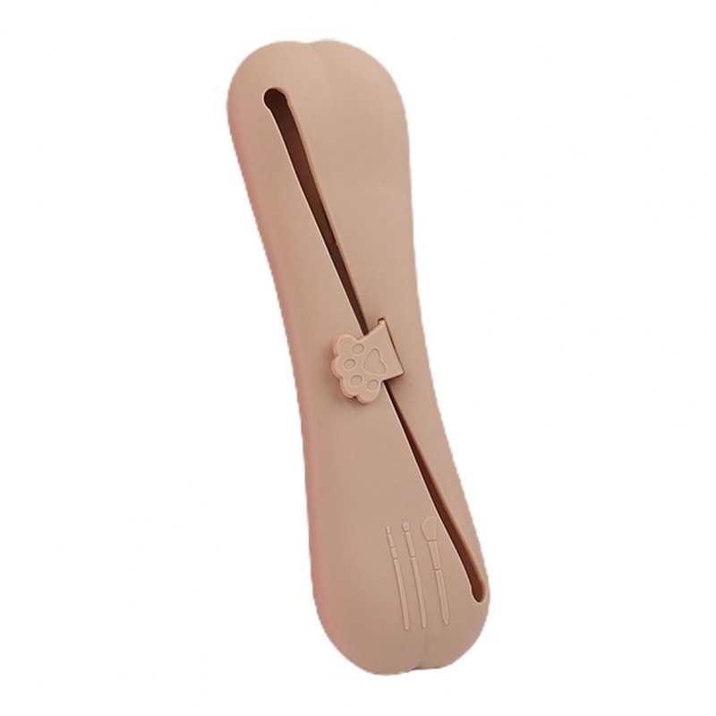 Silicone Makeup Bag Large Capacity Travel Cosmetic Pouch Dustproof Organizer