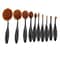 Toothbrush Makeup Brush Set Soft Dense Oval Brushes For Flawless Foundation Eyebrow Blending 2