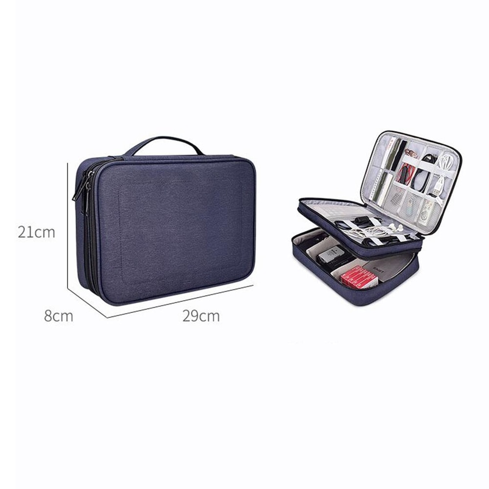 Waterproof Travel Organizer And IPad Storage Bag For Cables Tech Accessories 6