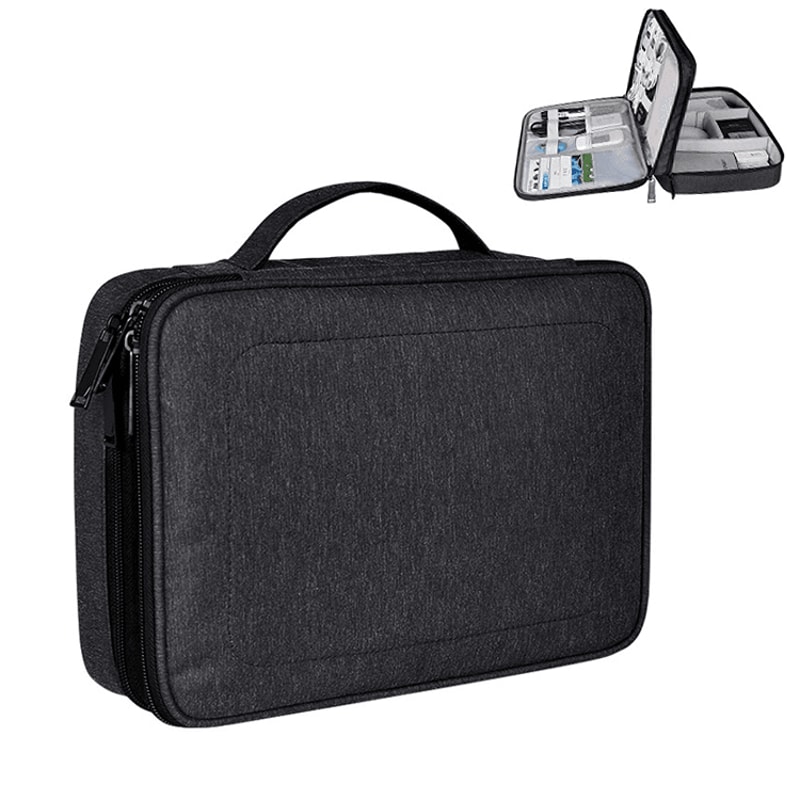 Waterproof Travel Organizer And IPad Storage Bag For Cables Tech Accessories 8
