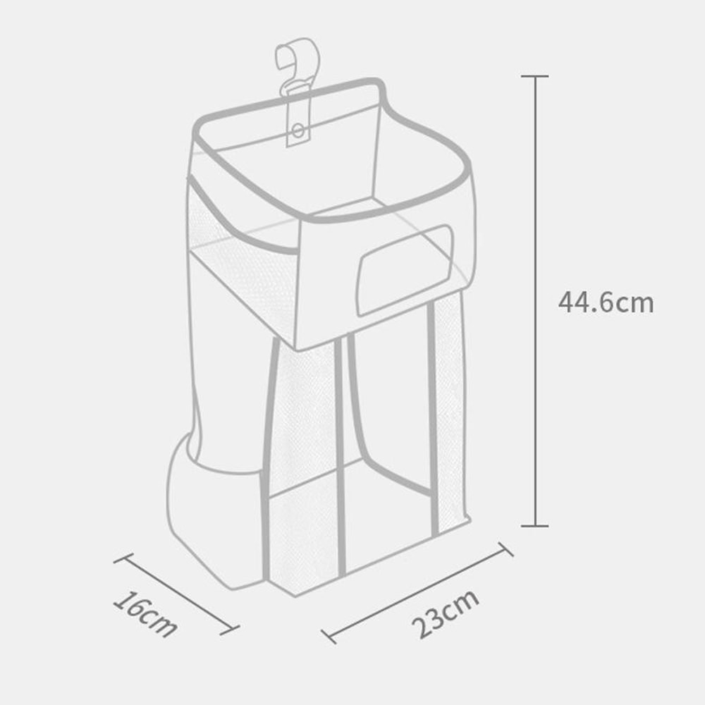 Baby Crib Organizer Hanging Diaper Caddy Nursery Storage Bag 3