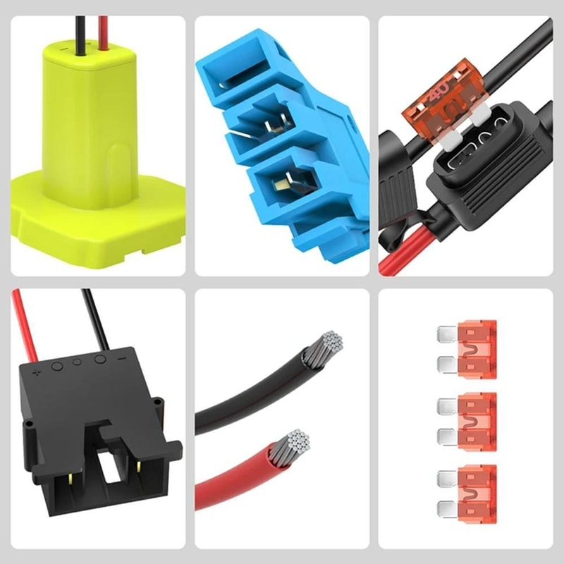 Lithium Battery Adapter Converter with UPS Harness Connector Power Conversion Adapter