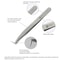 Precision Curved Stainless Steel Eyelash Extension Tweezers For Lash Artists 3