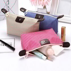 foldable waterproof travel cosmetic bag large capacity makeup organizer