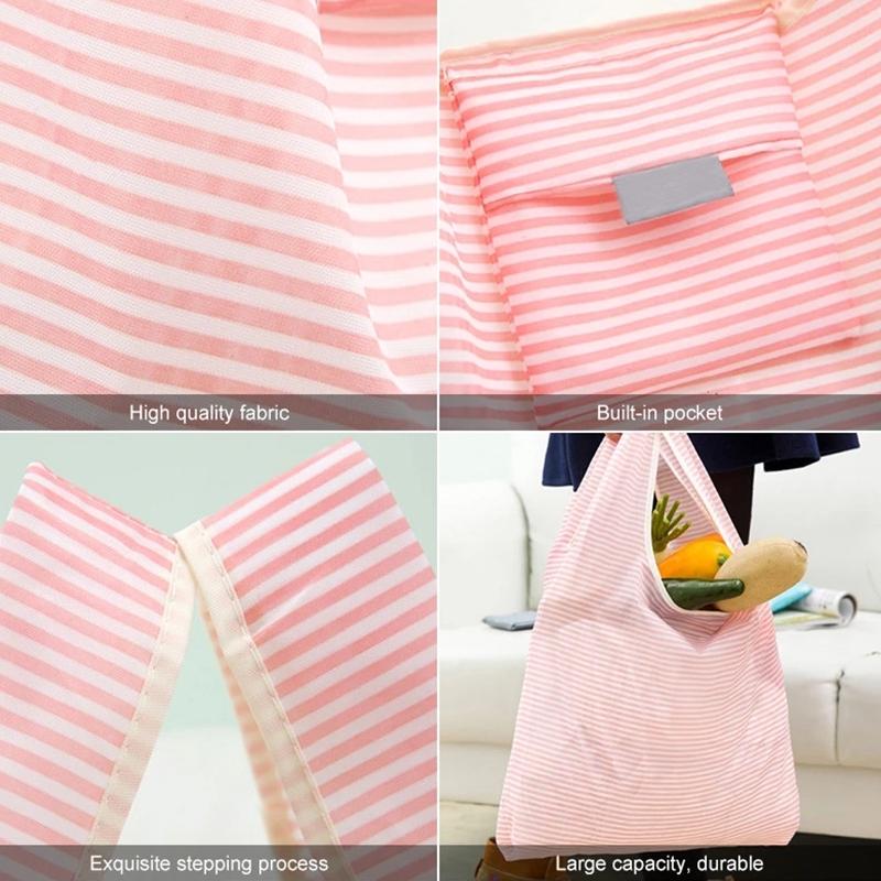 Foldable Shopping Bag Large Capacity Reusable Tote 3