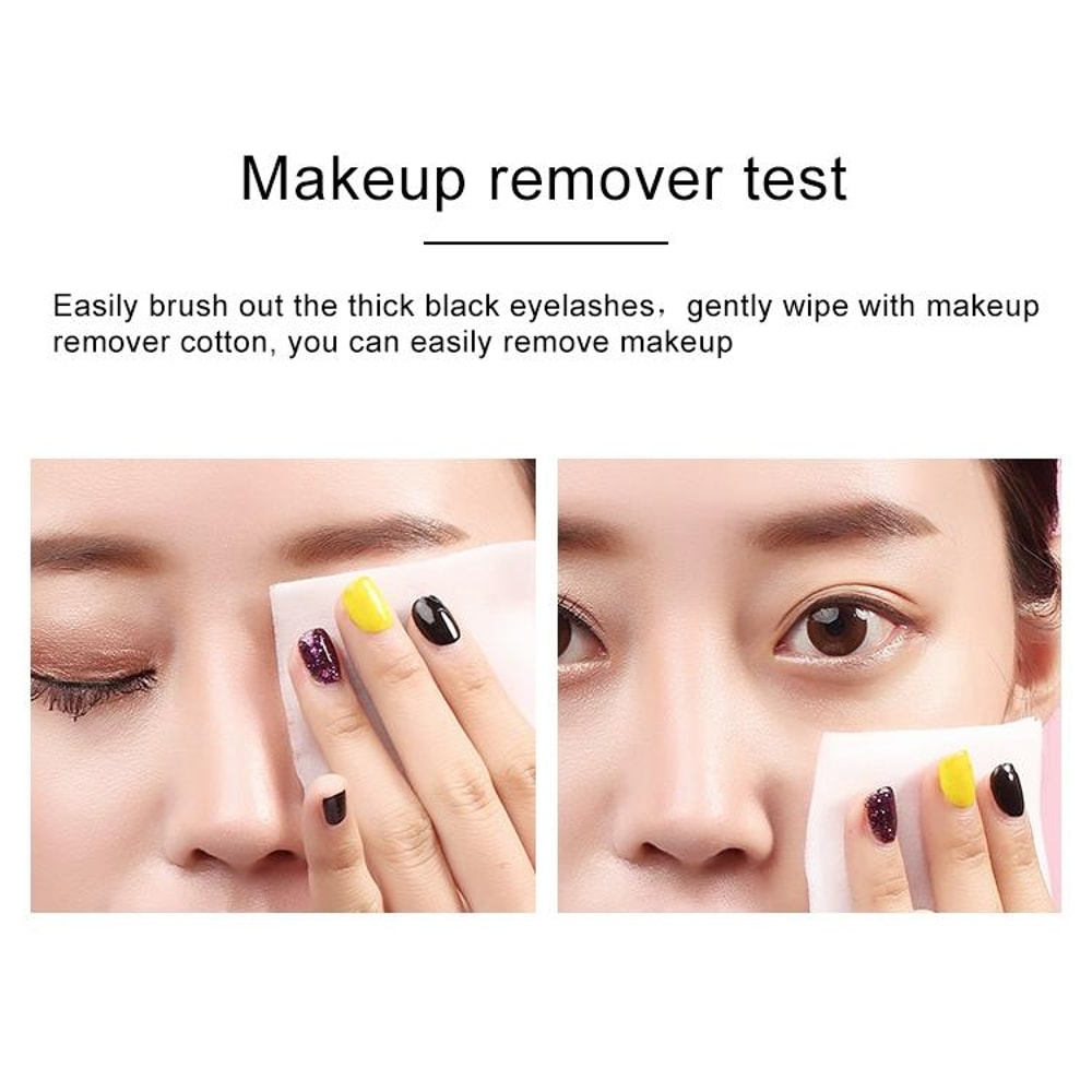 4D Waterproof Volumizing Mascara For Thick Curling Lashes Long Lasting Black 4