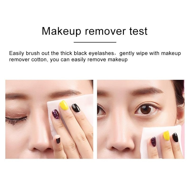 4D Waterproof Volumizing Mascara For Thick Curling Lashes Long Lasting Black 4