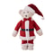 Standing Plush Bear Christmas Ornament Doll, Festive Holiday Gift Decoration