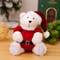 Standing Plush Bear Christmas Ornament Doll, Festive Holiday Gift Decoration