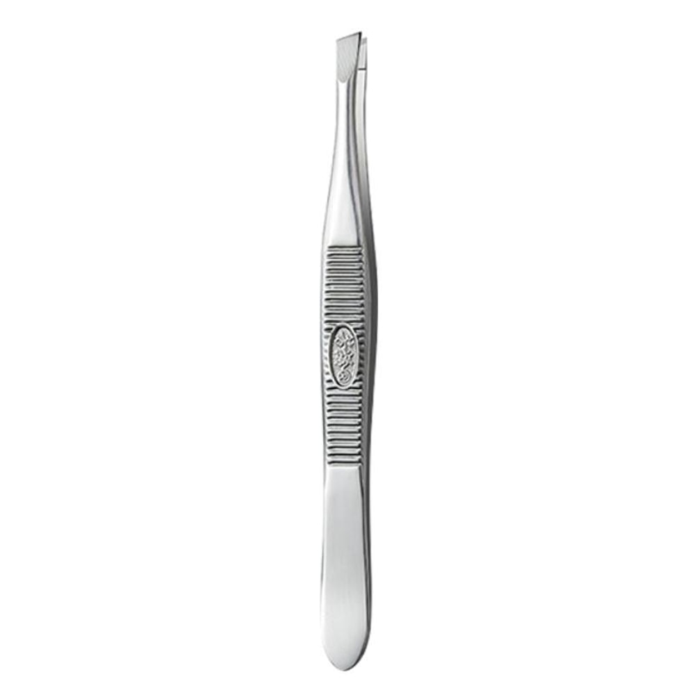 Precision Stainless Steel Eyebrow Tweezers Bevel Tip For Grooming And Lash Application 0