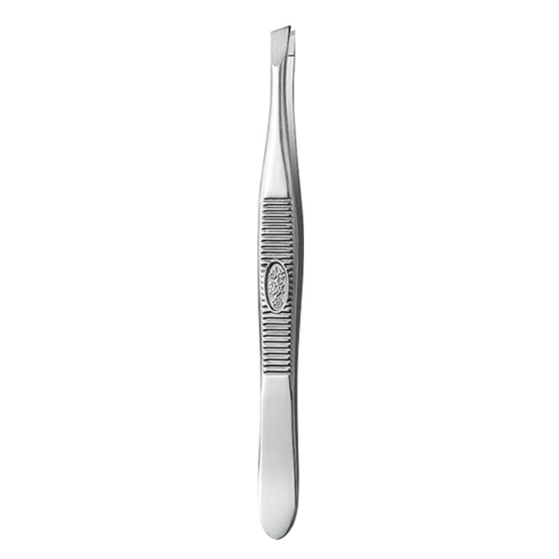 Precision Stainless Steel Eyebrow Tweezers Bevel Tip For Grooming And Lash Application 0
