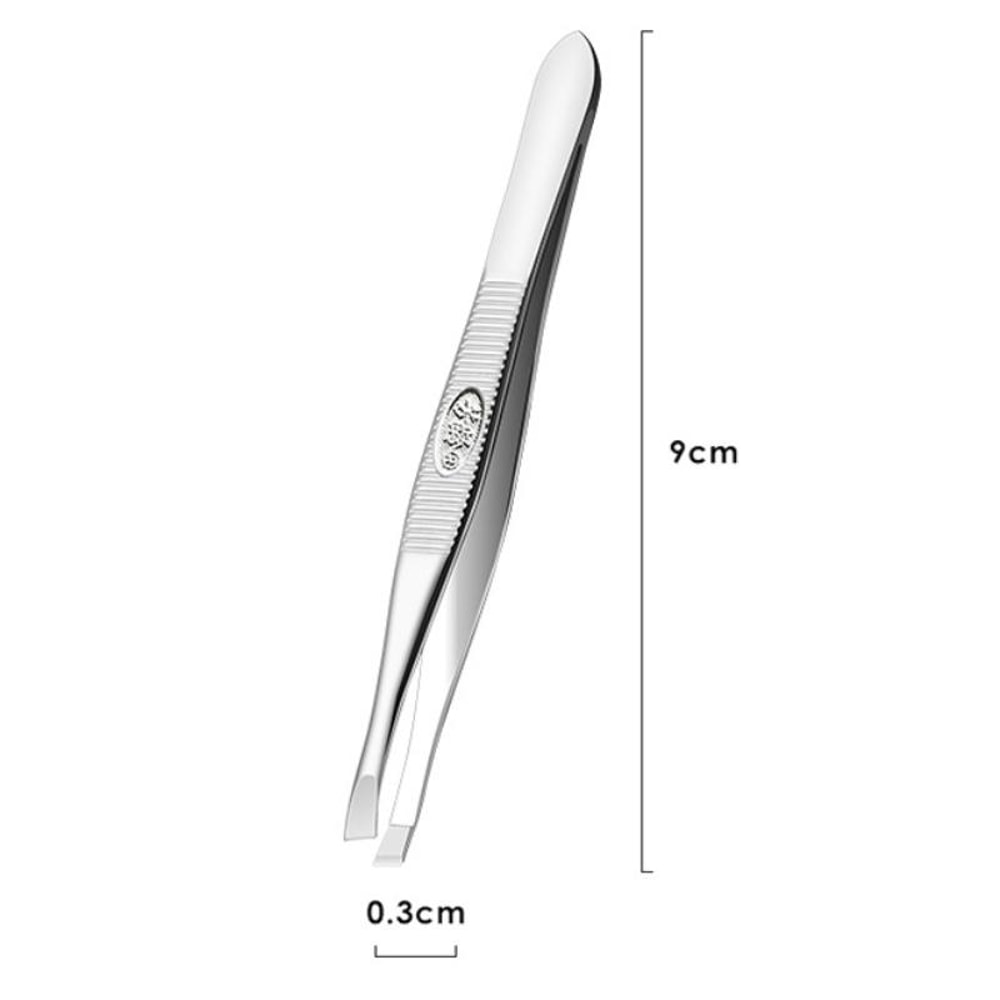 Precision Stainless Steel Eyebrow Tweezers Bevel Tip For Grooming And Lash Application 5