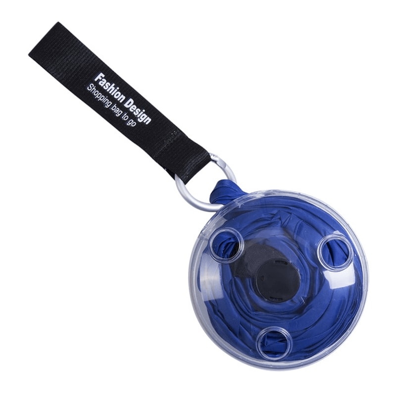 Packable Reusable Shopping Bag With Carabiner Clip Foldable Nylon Tote 7