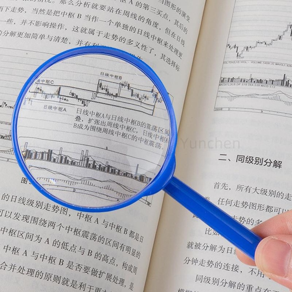 Kids Magnifying Glass Set 60mm Handheld Children Science & Learning Magnifier Toy